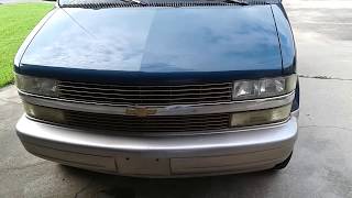 how to pull a part paint install front Grille gold color on chevy 2003 astro safari van [upl. by Reizarf]