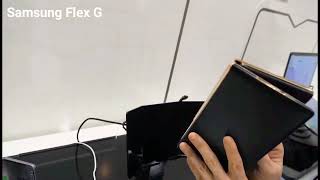 Samsung Flex G foldable phone  tablet [upl. by Norry]