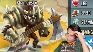 Khan cesko Monster Legends INDONESIA [upl. by Larok693]