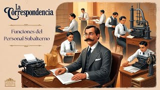 Funciones del personal Subalterno  Conserjes Auxiliar de control ete La correspondencia [upl. by Hadnama]