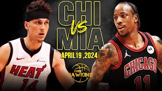 Miami Heat vs Chicago Bulls Full Game Highlights  2024 PlayIn  FreeDawkins [upl. by Imre]