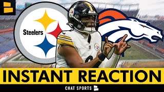 Steelers News INSTANT REACTION After 136 WIN vs The Broncos In Week 2  Has Fields Done Enough [upl. by Torbart429]