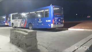 Movimento dos ônibus no Terminal PqRodrigo Barreto Arujá Sp Narração de Matheus Campos [upl. by Ardnuahsal]