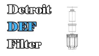 How to replace a DEF Filter [upl. by Sisco]