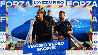 Il viaggio degli Azzurri verso Skopje  Verso Macedonia del NordItalia [upl. by Acinyt803]