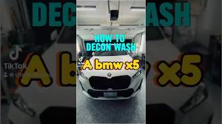 How to perform a decontamination wash on a bmw x5 asmrvideo asmr bmw detailing [upl. by Yekcaj]