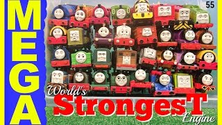 Worlds Strongest Engine 55 Mega  32 Engines Compete Thomas and Friends Competition [upl. by Eugenie]