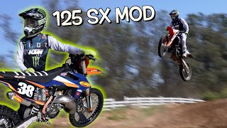 DANGERBOY DEEGAN PREPPING FOR SUPERCROSS FUTURE Modded 125 testing [upl. by Edbert]