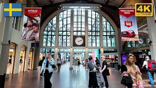 Gothenburg Central Station  4K Walk 🇸🇪 Sweden [upl. by Miner587]