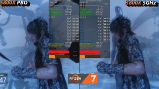 Ryzen 7 5800X 5GHz OC Vs 5800X PBO2 OC 1080p  RX 6900 XT [upl. by Chapman]