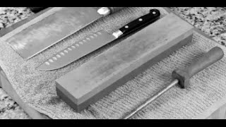 How To Sharpen A Knife Diamond Stone [upl. by Nidorf]