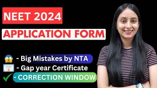 All Doubts Cleared about NEET 2024 Registration  CORRECTION WINDOW neet neet2024 update [upl. by Ludlow]