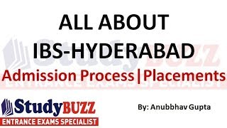 All about IBS Hyderabad amp IBSAT exam  Placements Reviews Fees structure Selection process [upl. by Kwok851]