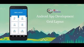 Android Studio Tutorial  Grid Layout and CardView [upl. by Enelear]