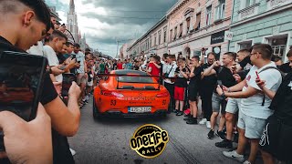 One Life Rally 2023  Novi Sad Checkpoint  Supercars Arriving [upl. by Enitram]