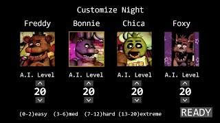 FNaF 420 Mode COMPLETE [upl. by Arehsat195]