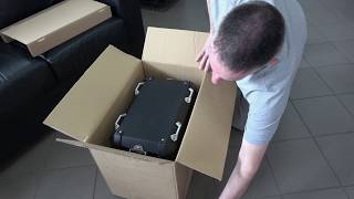 BMW R1200GSR1250GS Adventure black pannier unboxing amp overview [upl. by Anined]