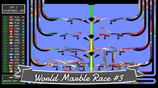 World Marble Race 3 Elimination  197 countries  Bouncy Marble [upl. by Sibylla942]