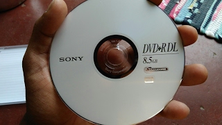 Sony DVDR DL 85GB [upl. by Nallad]