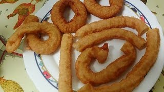 receta de churros porras con rosquillera y churrera [upl. by Adnawal]