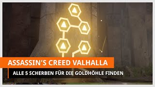 Assassins Creed Valhalla Alle 5 Scherben für die Goldhöhle finden Schäfchen zählen [upl. by Benco]