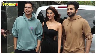 Bell Bottom Promotions Akshay Kumar Vaani Kapoor amp Jackky Bhagnani Snapped [upl. by Morra]