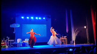 BARSE BADARIYA SAAVAN KI  Bharatanatyam Kathak Jugalbandi 2022 [upl. by Raeann550]