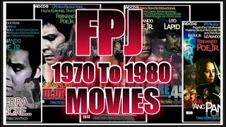 FERNANDO POE JR  FPJ  1970 to 1980 Movies [upl. by Ralyks]