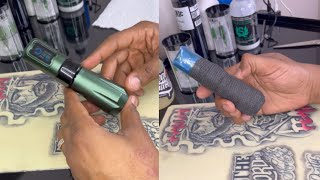 How I wrap my INKIN Rampage tattoo machine [upl. by Ahsirhcal789]