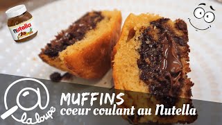 MUFFINS COEUR COULANT AU NUTELLA 158 [upl. by Atkins652]