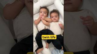 twin babies twin life baby twinmommy twins funny raisingtwins twinbabies [upl. by Friedly]