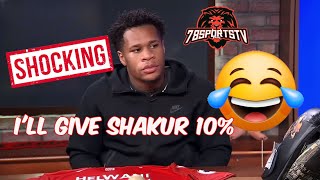 DEVIN HANEY REACTS TO SHAKUR STEVENSON VS DE LOS SANTOS [upl. by Jepson]