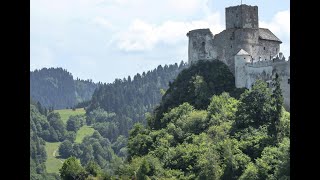 The wall of the city of Visby on the island of Gotland Sweden [upl. by Faxon92]