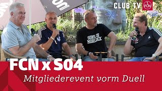 FCN x S04  Geselliger Abend unter Freunden  UnserClub  1 FC Nürnberg [upl. by Dwain]