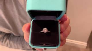 Tiffany Setting Engagement Ring 132 ct I VS1 [upl. by Yvette591]