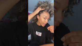 Curly Mohawk tutorial curlyhair curlyhair curlyhairtutorial [upl. by Noiramaj]