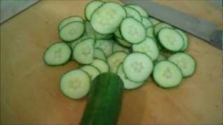 Aunt Duddie Makes Farm Journals Sour Cream and Cucumber Salad [upl. by Evangelin]