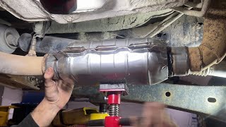 2017 Ford F250 Stolen Catalytic Converter Replacement [upl. by Euqinommod]