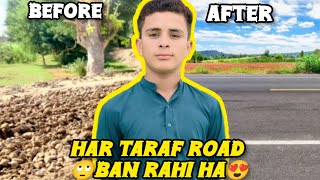 har traf road ka kam shru hanew road ban rahi ha chote main vlog [upl. by Stolzer981]