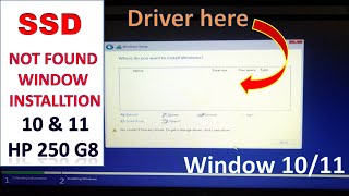 SSD Not Showing Up While Windows 10 Installation 11th gen Laptop Hindi  SSD not showing window boot [upl. by Mcmillan]