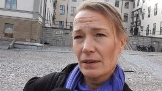 Linda Karlström i domstolen mot svenska staten i fallet med SVT dokumentären quotVaccinkrigarnaquot [upl. by Cherie443]