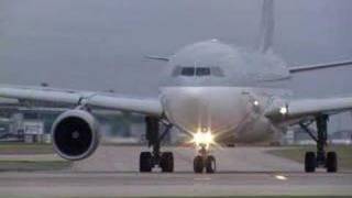 Airbus 330200 Qatar Airlines Takeoff [upl. by Ynalem]