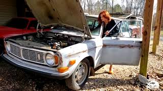 Vivian Old Start Fail in the Volvo  Car Wont Crank  Pump That Pedal 1405 [upl. by Tommy]