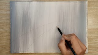 Rainy Day Painting  Acrylic Painting For Beginners [upl. by Silado2]