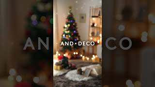 特別なクリスマスを楽しむ、オーナメント付きツリー【AND・DECO】 [upl. by Ancel548]