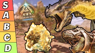 Ranking EVERY Dino in Scorched Earth  Ark Survival Ascended Tier List [upl. by Atilrac343]