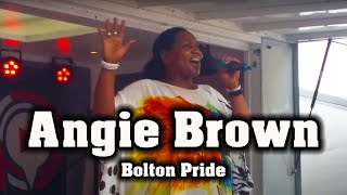 Angie Brown  Knock on Wood Live at Bolton Pride 2016 [upl. by Ecnarolf]