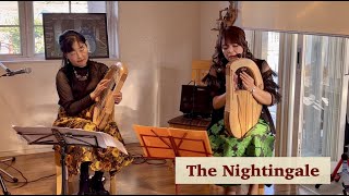 「The Nightingale」 Deborah Henson Conant by Lyre ナイチンゲール ライアー演奏 [upl. by Jedd325]