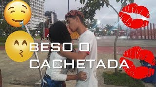 😘BESO💋 O CACHETADA  BESANDO DESCONOCIDAS  PIEDRA PAPEL📃 O TIJERAS ✂  BlasteertXx [upl. by Russo]