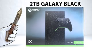 The Xbox Series X 2TB Galaxy Black Console Unboxing  AllDigital White [upl. by Zahara]